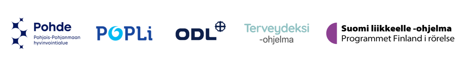 Hankeessa mukana olevien logot.