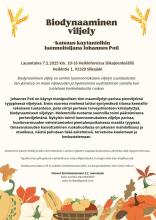 Luento Biodynaamisesta viljelystä