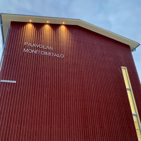 Paavolan monitoimitalon vihkiäisjuhla