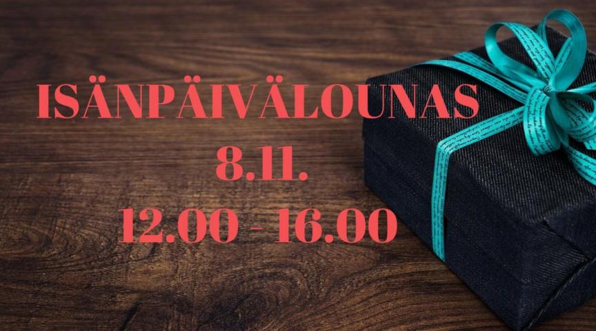 Isänpäivälounas 8.11.2020