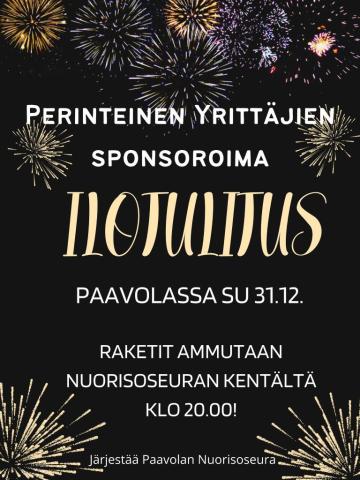 Ilotulituksen mainos