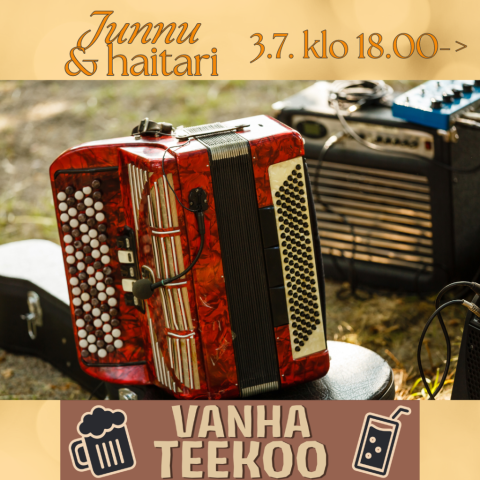 Junnu ja haitari Vanha TeeKoolla