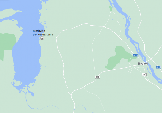 Merikylän pienvenesatama karttakuva