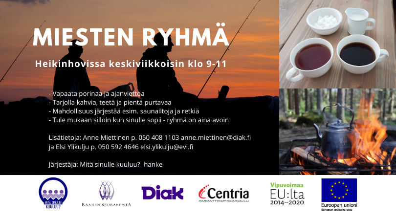 Miesten ryhmän mainos