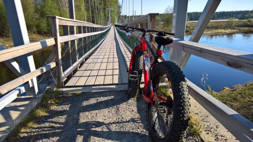 Pyörällä Hemminkoskella