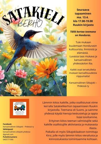 Kaikille avoin  Satakieli-kerho 