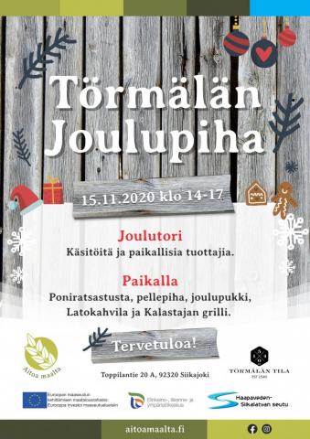 Törmälän joulupiha -mainos