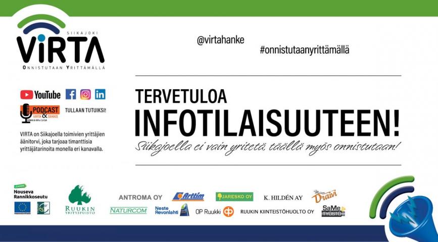 Tervetuloa VIRTA-hankkeen infotilaisuuteen!