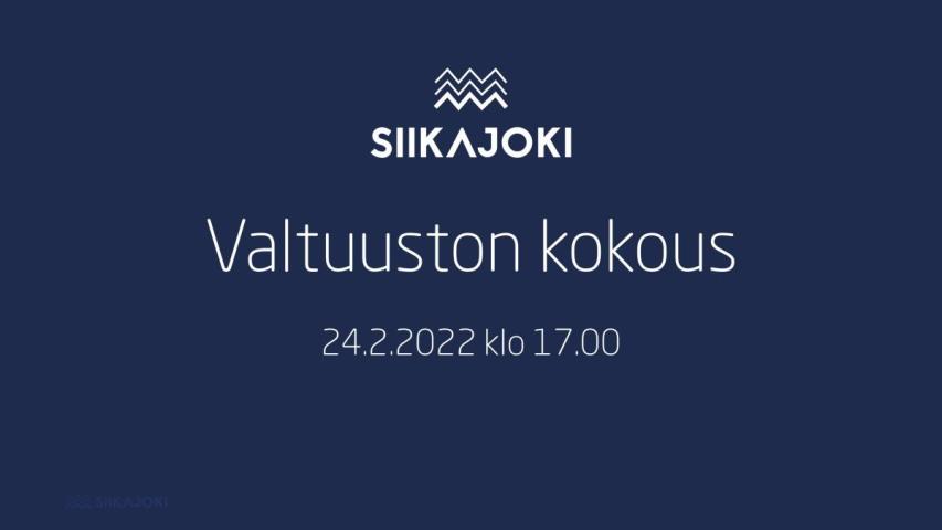 Valtuuston kokouksen kansikuva