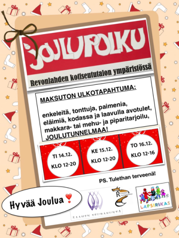 Joulupolku-mainos