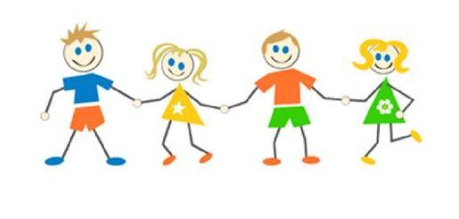 Tikku-ukkolapsia rivissä