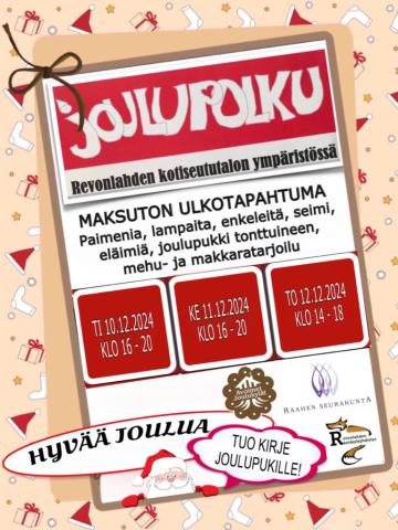 joulupolkumainos