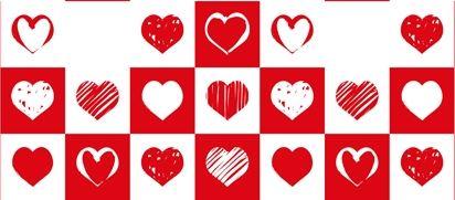 Punavalkoiset sydämet