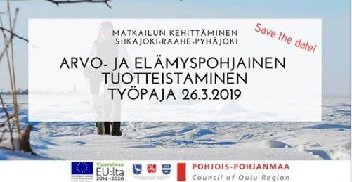 Save the date mainoskuva tilaisuudesta